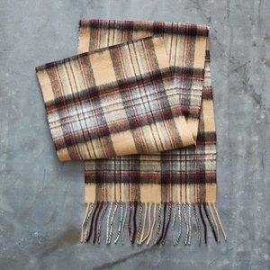 Tartan Scarf Sundance Catalog Scotland Lambswool